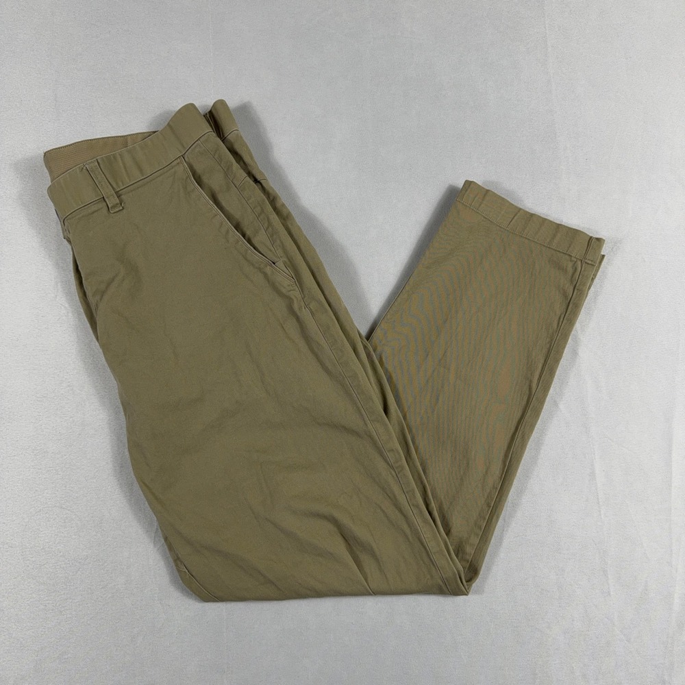 Fabletics Pants Stretch Chino Athletic Fit 34x28‎ Khaki Tan Mens Casual
